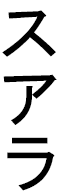 Zuhara in Japanese